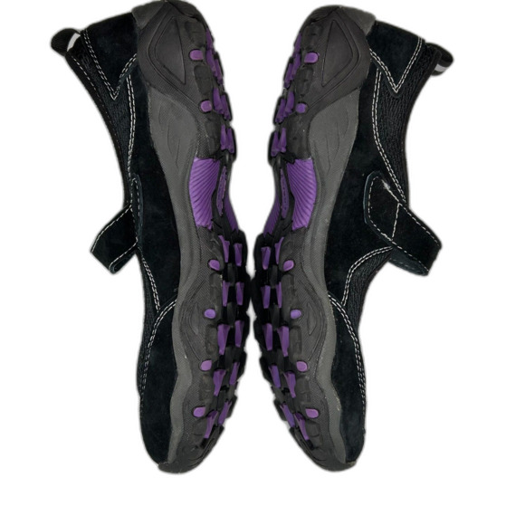 Propet Blazer Black Suede and Webbing Active Mary Jane Sport Shoes Size 9 - Picture 3 of 13